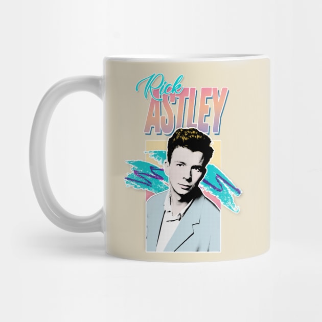 Rick Astley 80s Aesthetic Tribute Design by DankFutura